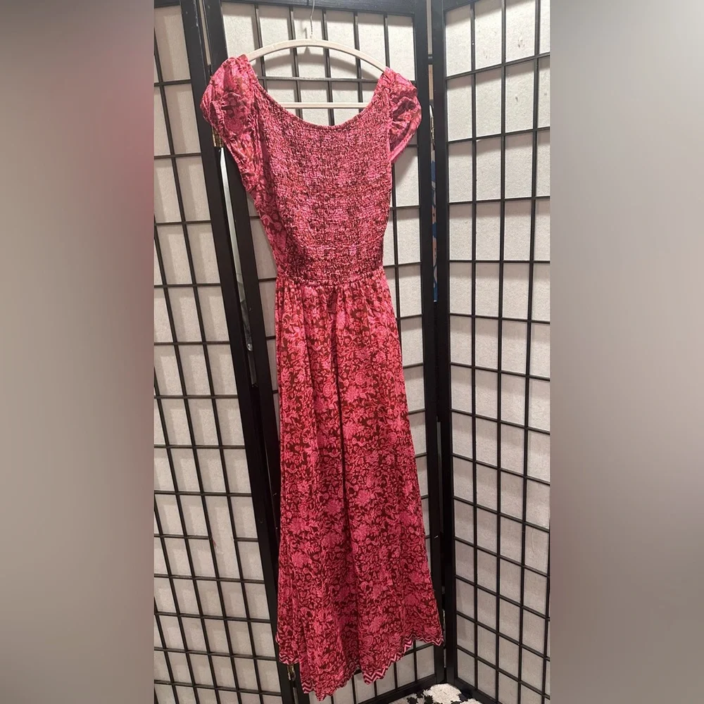 NWT FREE PEOPLE RARE- UltraViolet Raspberry Combo Dress - Picture 6 of 8